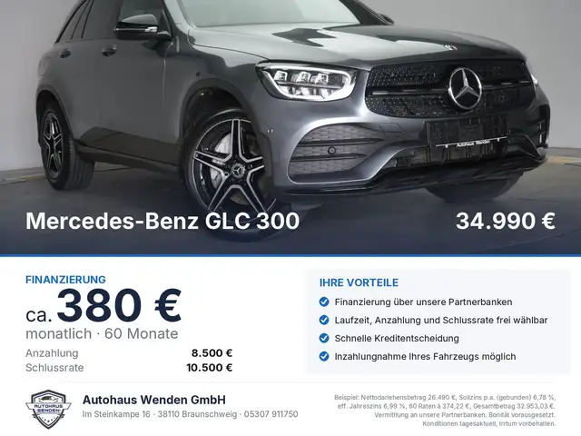 Mercedes-Benz GLC 300 4Matic AMG Temp/Kamera/Virtual/Pano/AHK/