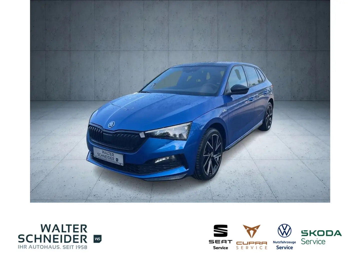 Skoda Scala 1.5 TSI DSG Monte Carlo Navi Pano LED Blau - 1