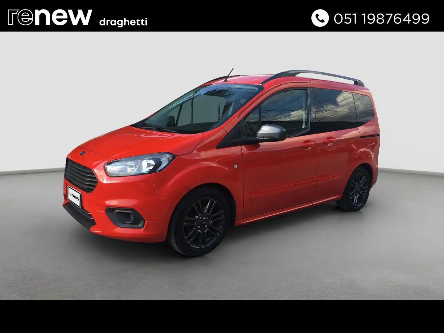 Ford Tourneo Courier 1.0 Ecoboost 100cv Sport E6.2 Rosso - 1