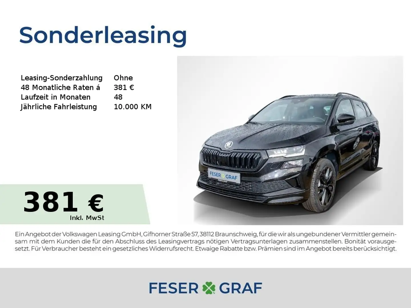 Skoda Karoq Sportline 1.5TSI DSG 18"/AHK/PDC/4xSHZ/RFK Noir - 1