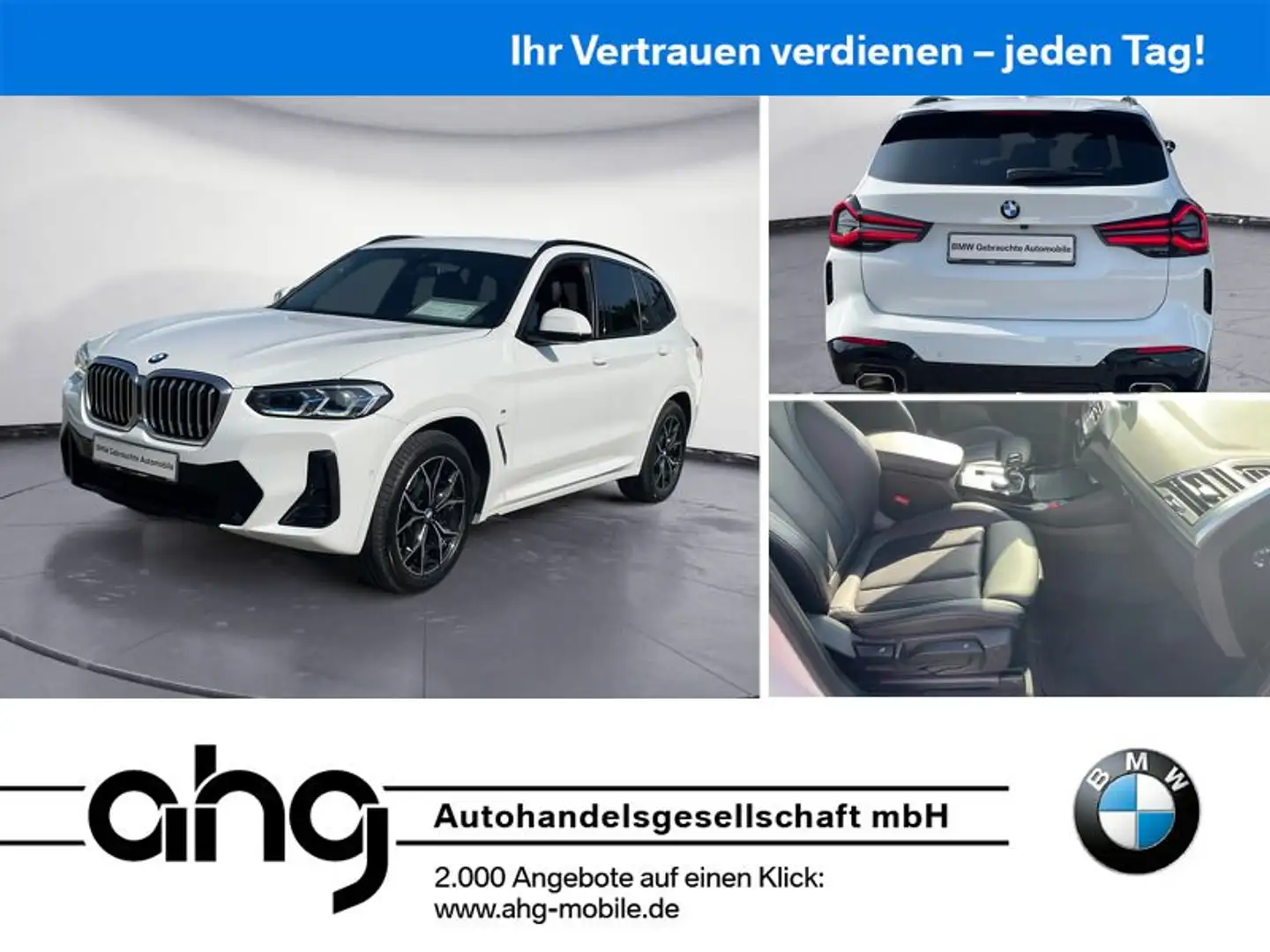 BMW X3 xDrive20d M Sportpaket Head Up Laserlicht Weiß - 1