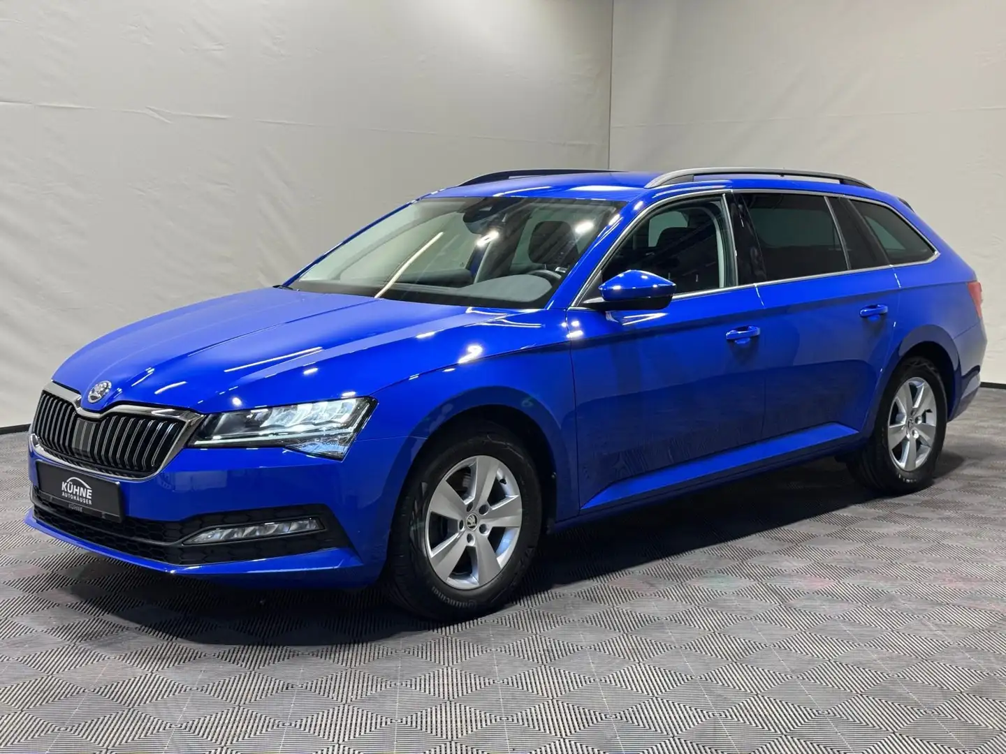 Skoda Superb Combi Ambition 1.5 TSI DSG | ACC NAVI PDC Blauw - 2