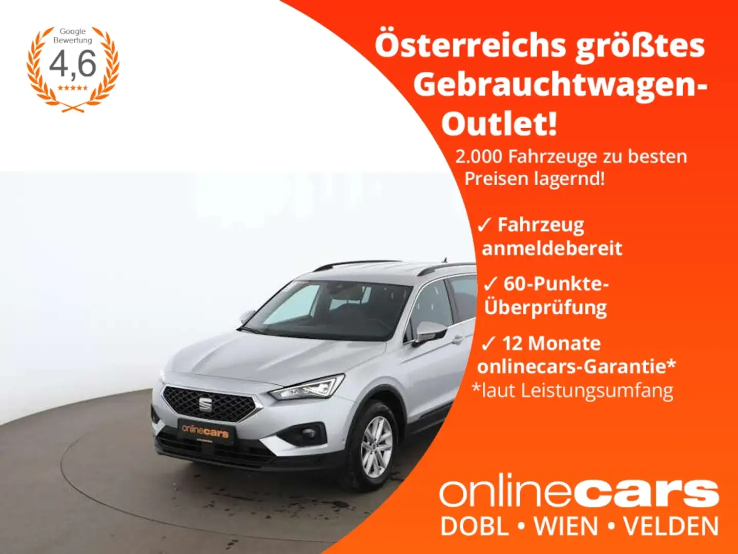 SEAT Tarraco 1.5 TSI ACT Style 7-SITZER LED NAVI Silber - 1