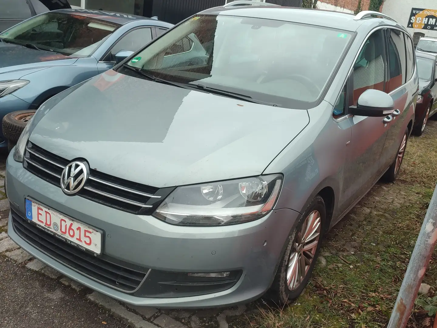 Volkswagen Sharan Cup 7-SITZE TÜV NEU möglich Automatik Grijs - 1