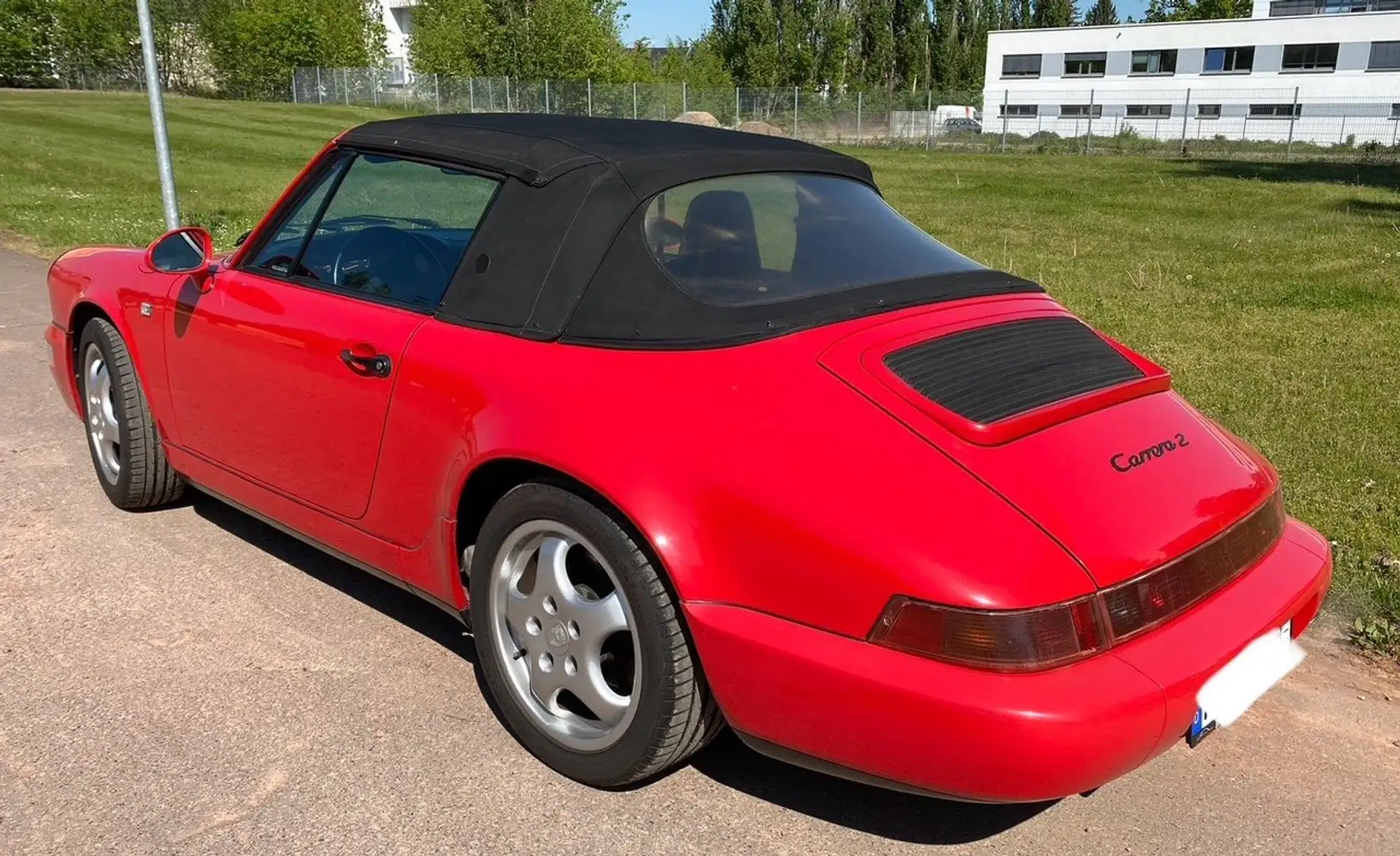 Porsche 911 964 Cabriolet Roşu - 2