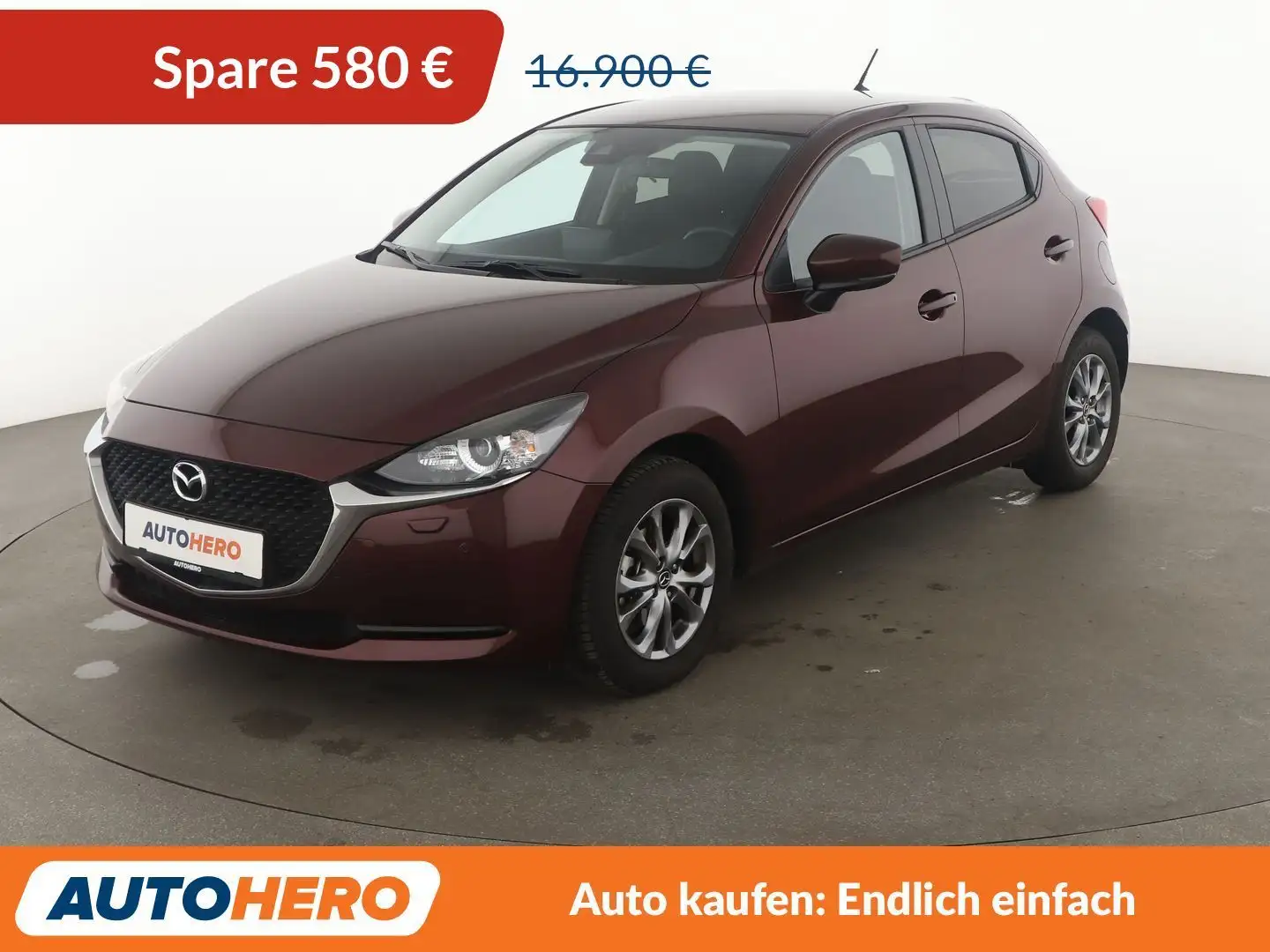 Mazda 2 1.5 Exclusive-Line*TEMPO*PDC*ALU*KLIMA* Rot - 1