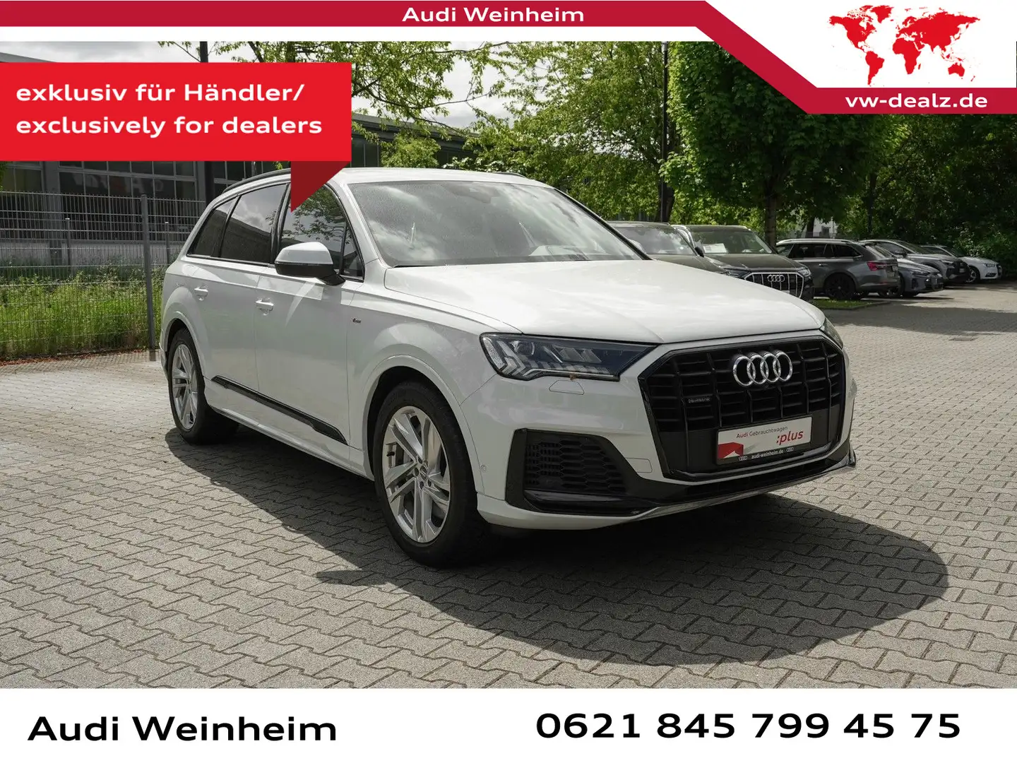 Audi Q7 55 TFSIe quattro Black-Paket S-line HD-Matrix White - 2