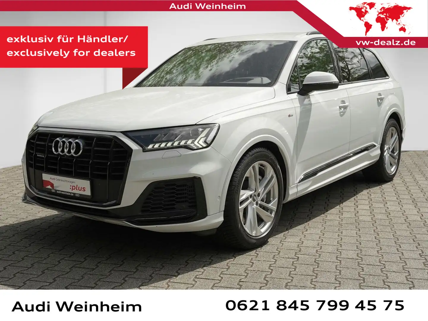 Audi Q7 55 TFSIe quattro Black-Paket S-line HD-Matrix White - 1