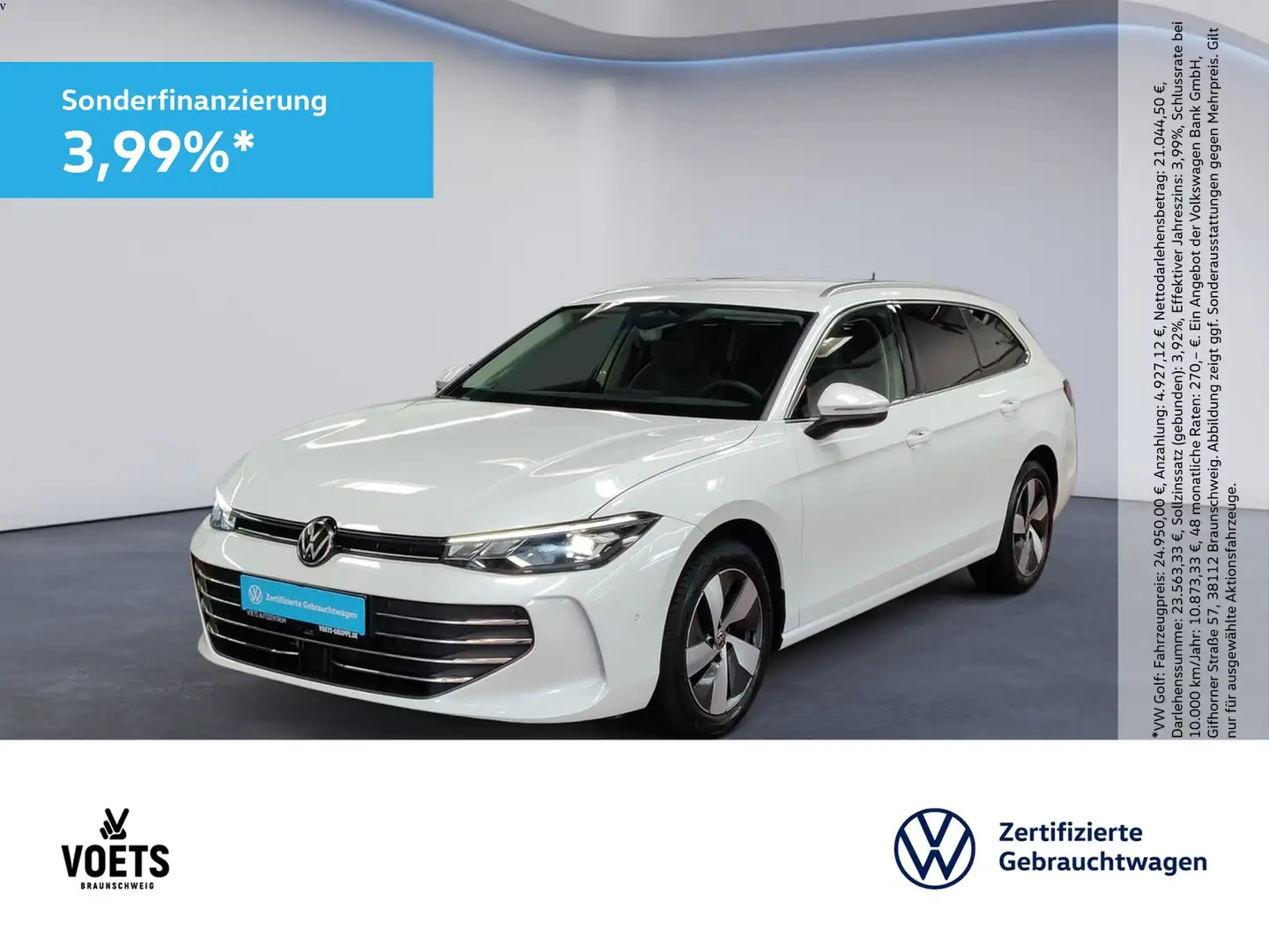 Volkswagen Passat Variant Business 1.5 eTSI DSG AHK+LED+ACC Bílá - 1