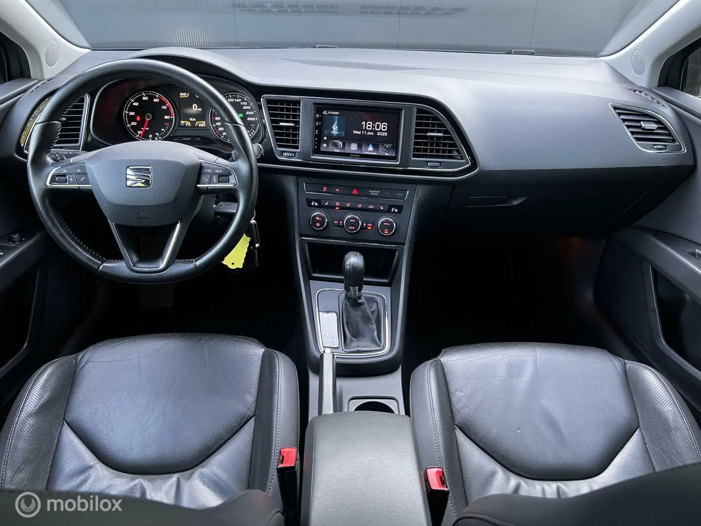 SEAT Leon 1.2 TSI Style DSG|Leder|Carplay|Cruise|18”|LED|nav Gris - 2