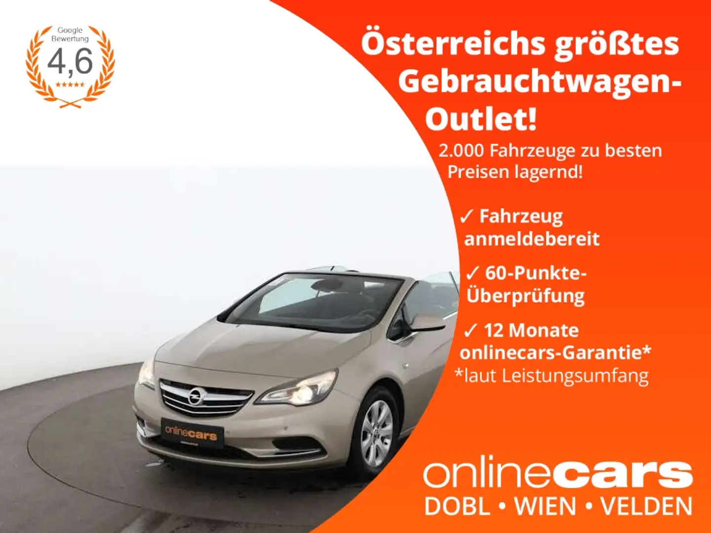 Opel Cascada Cabrio 1.4 Turbo ecoFlex NAVI SITZHZG PDC Gold - 1