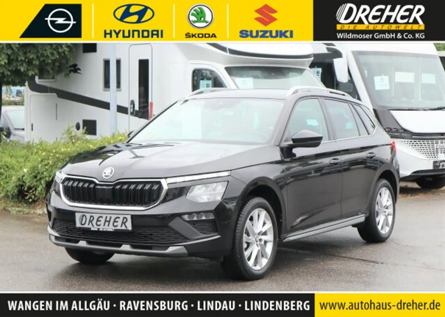 Skoda Kamiq Kamiq 1.0 TSI Selection Autom./LED/DAB/Kamera BC Schwarz - 1