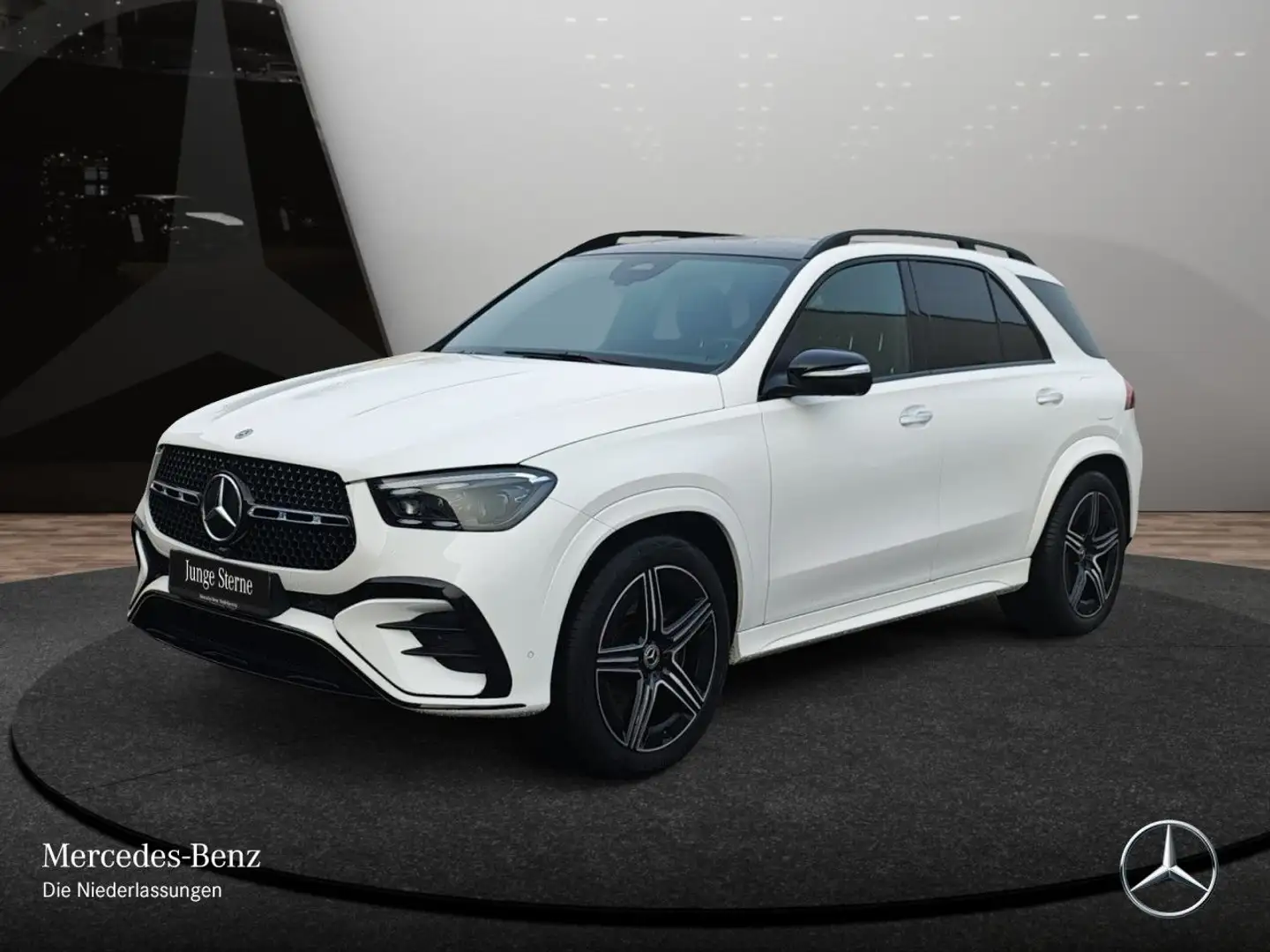 Mercedes-Benz GLE 350 de 4M AMG+NIGHT+PANO+360+AHK+MULTIBEAM+9G Weiß - 2