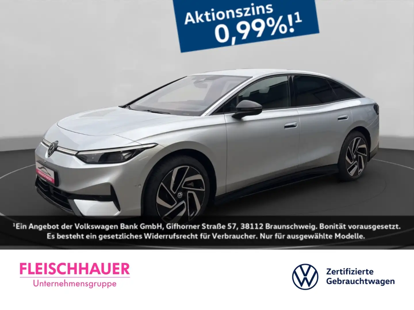 Volkswagen ID.7 Pro electric AHK Matrix-LED ErgoActiv-Sitz Silber - 1