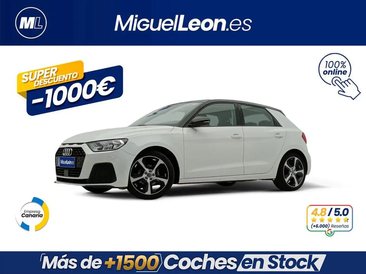 Audi A1 Sportback 25 TFSI Blanco - 1