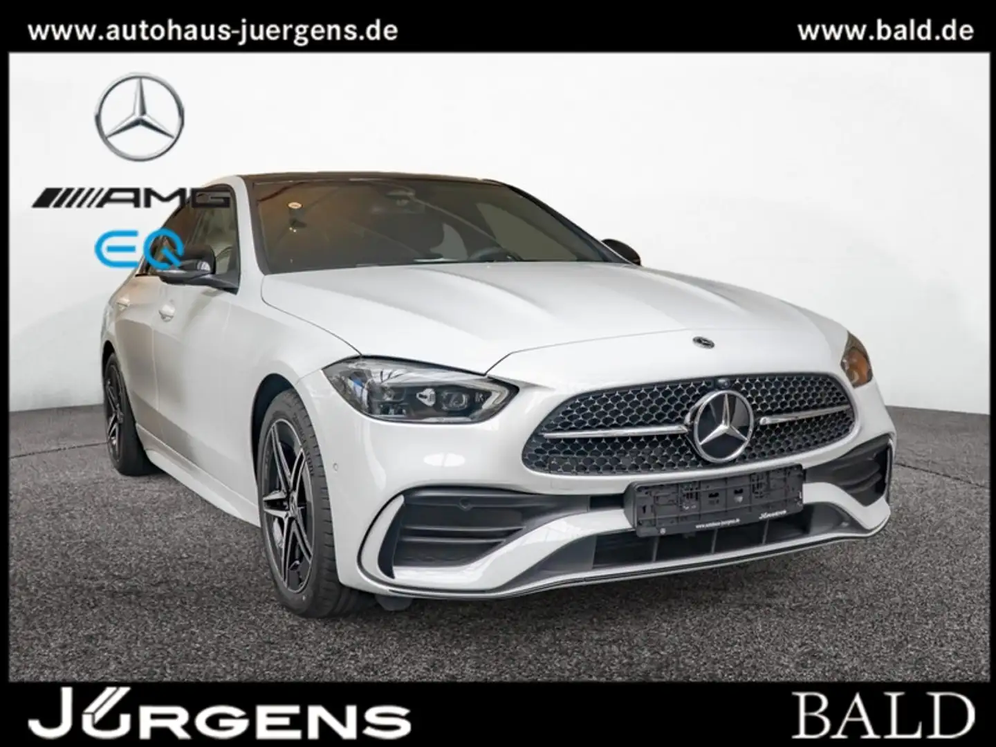 Mercedes-Benz C 200 AMG-Sport/360/Pano/AHK/Night/Distr/Memo/18 Weiß - 1