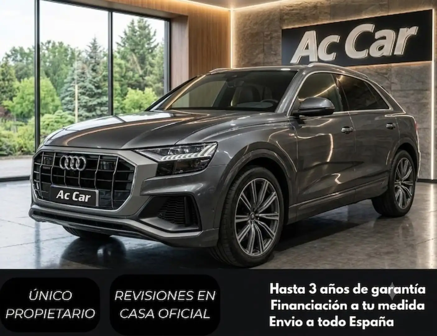 Audi Q8 50 TDI 210kW S Line Plus quattro tip Gris - 1