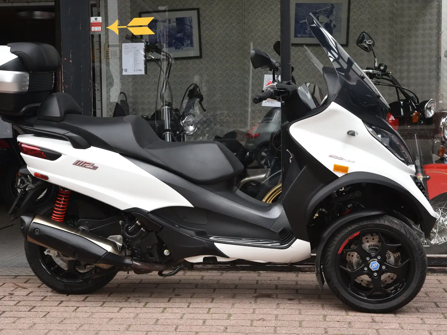 Piaggio MP3 500 hpe ***MOTO VERTE*** Biały - 2