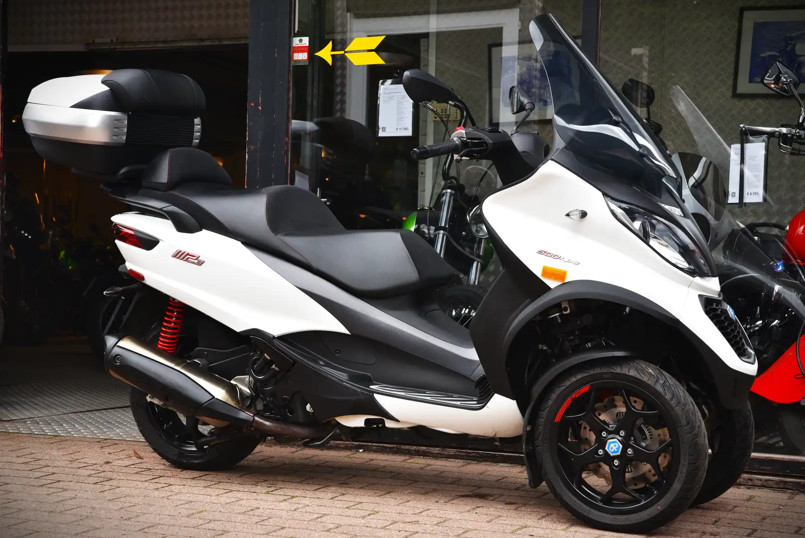 Piaggio MP3 500 hpe ***MOTO VERTE*** Biały - 1