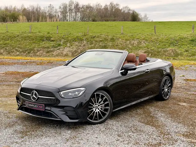 Mercedes-Benz E 220 d CABRIOLET-AMG-CUIR-CAM360-CARPLAY-SG CHAUFF-BURM-GARANTIE JUSQU'A 36 MOIS