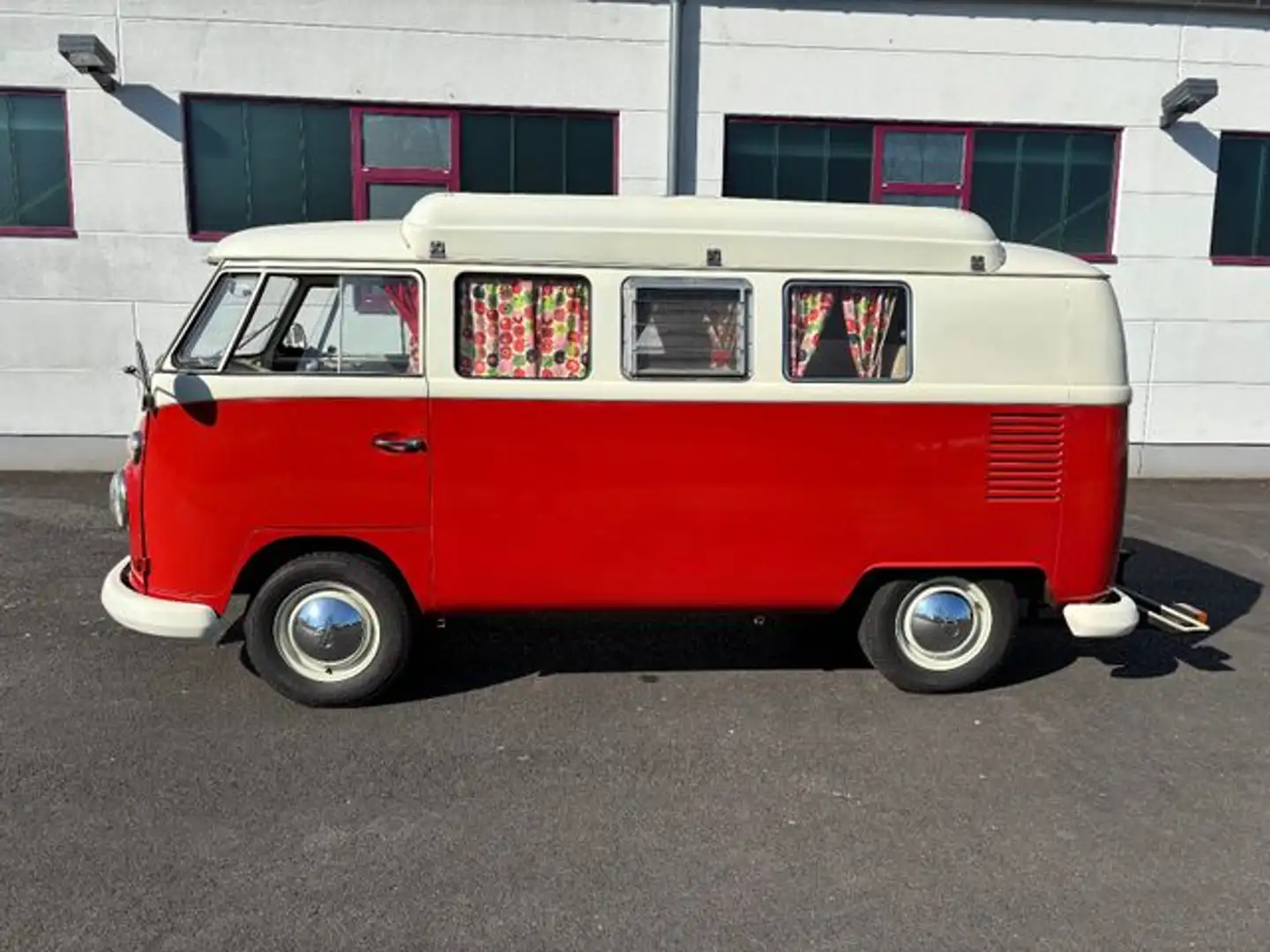 Volkswagen T1 T1 "SO44" Westfalia, Aufstelldach, Standheizung Rojo - 2