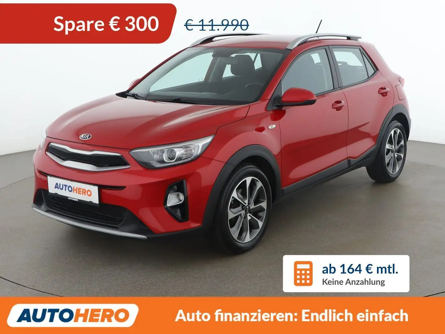 Kia Stonic 1.4 Silber Rot - 1