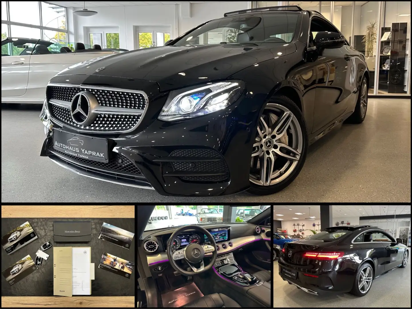 Mercedes-Benz E 300 E300 Coupe AMG-Line|Kamera|Multibeam|Pano.|Totw. Schwarz - 1