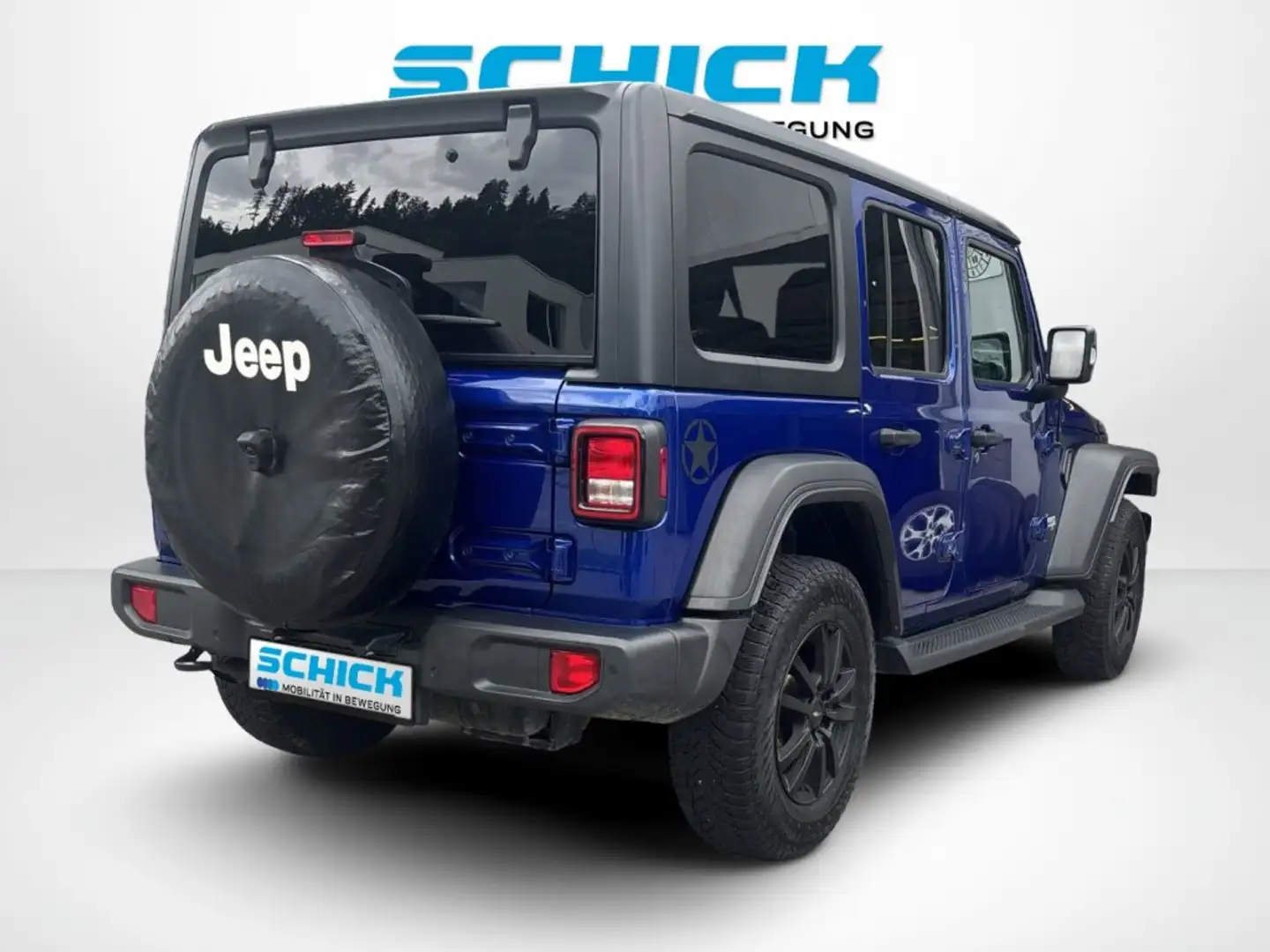 Jeep Wrangler Unlimited Rubicon 2,2 DRDi Aut Blau - 2