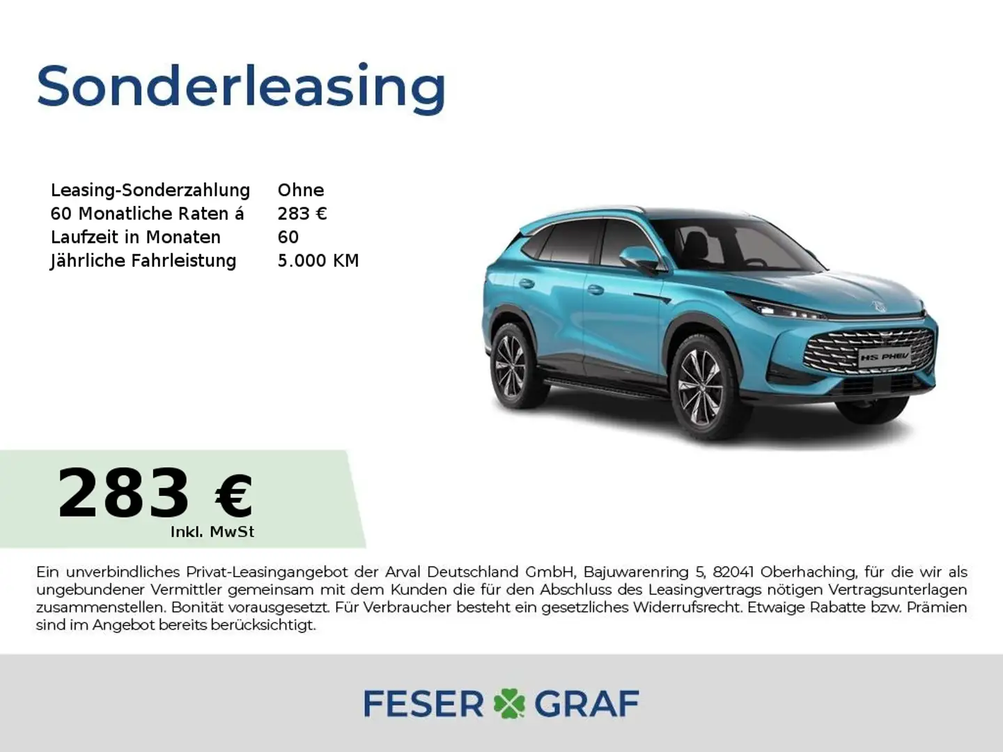 MG HS PHEV Luxury *nur mit Finanzierung und GDB50%* Bleu - 1