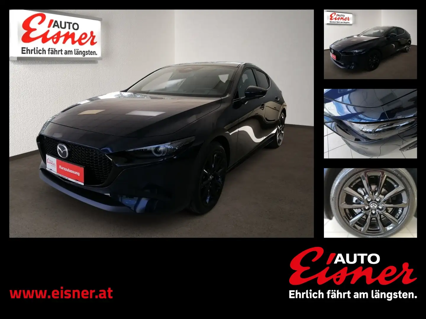Mazda 3 X186 EXCLUSIVE-LINE Schiebedach Bleu - 1