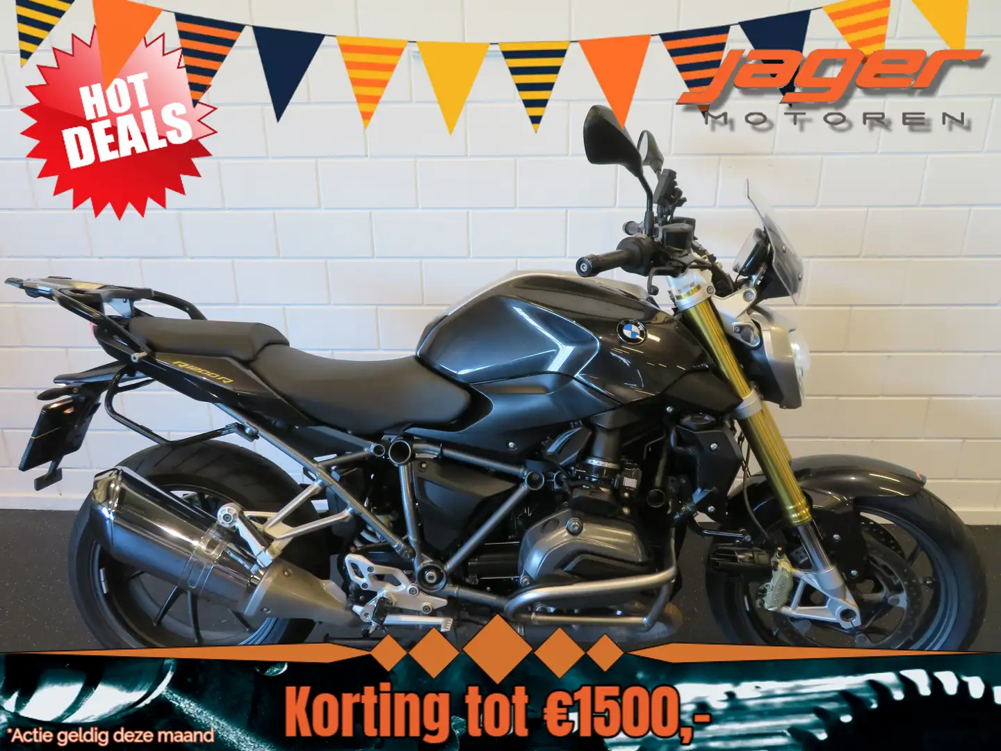 BMW R 1200 R R1200R ABS HVV PERFECT! Zwart - 1