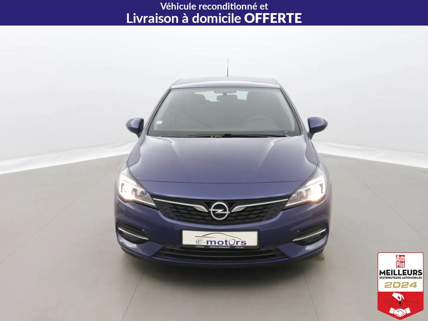 Opel Astra 1.2 Turbo 110 Edition +GPS +Caméra Bleu - 2