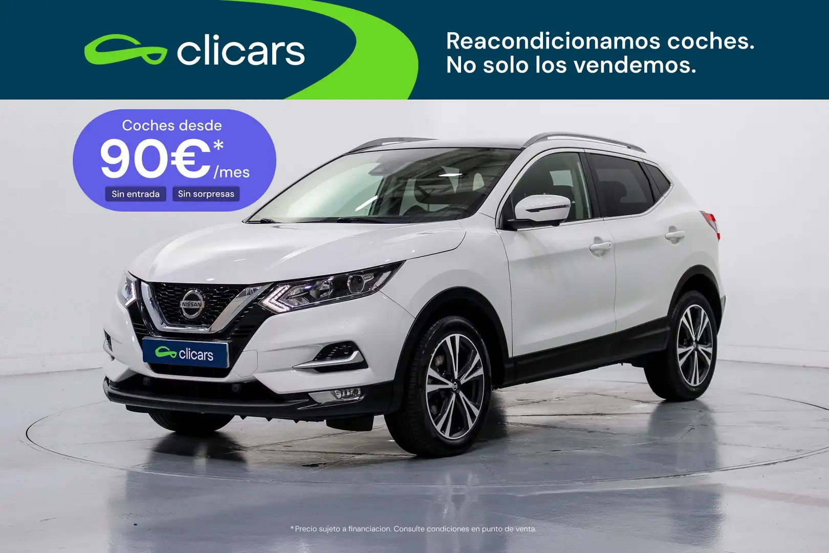 Nissan Qashqai 1.3 DIG-T N-Connecta 4x2 103kW Blanco - 1