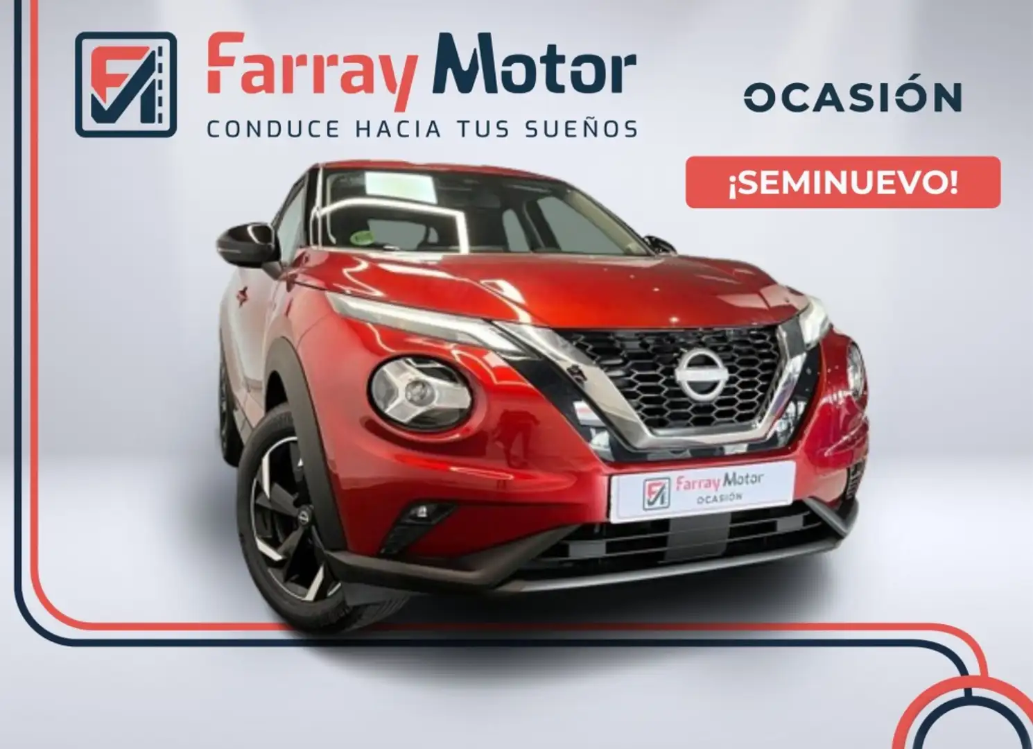 Nissan Juke 1.0 DIG-T Acenta 4x2 114 Rouge - 1