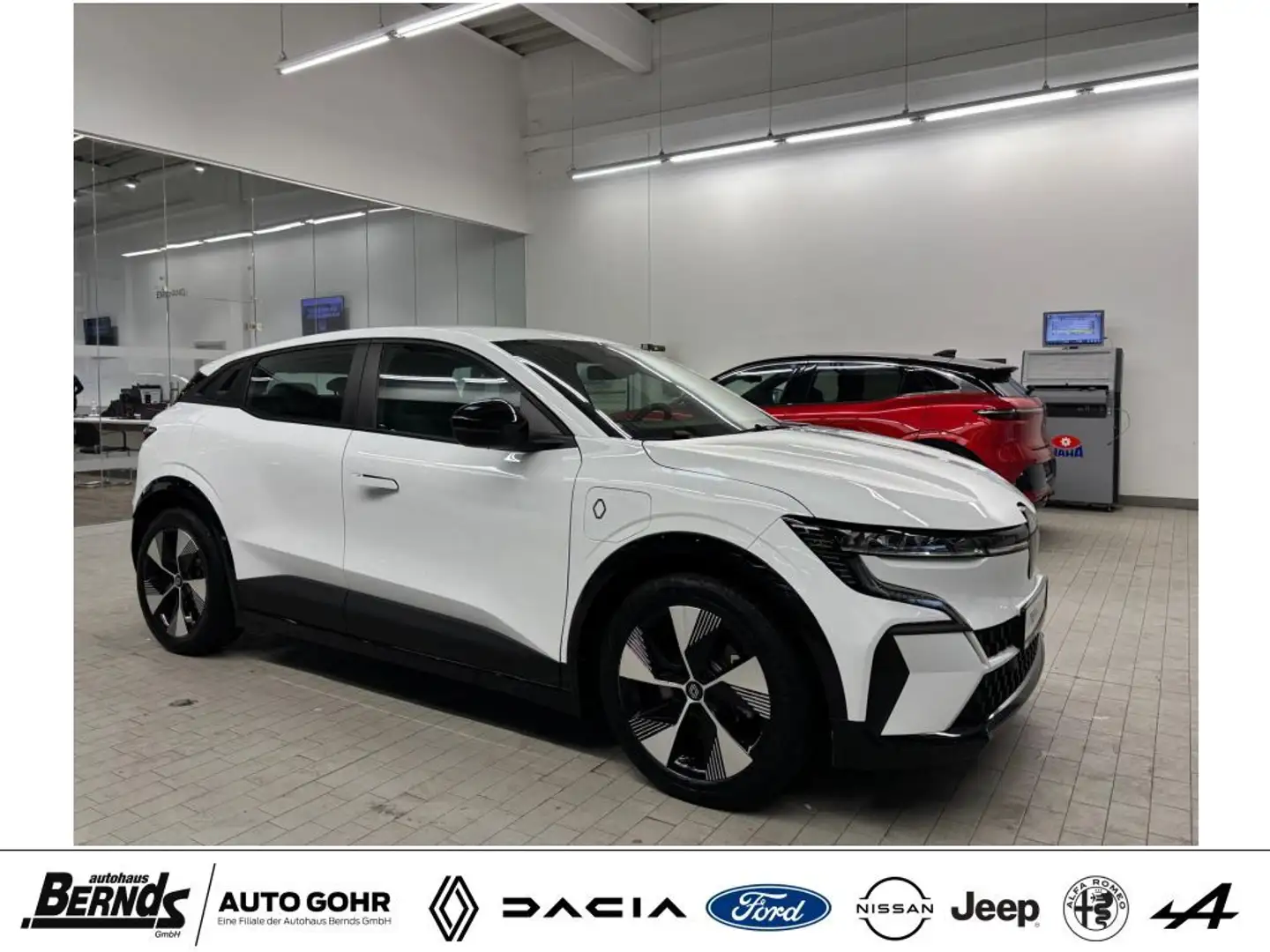 Renault Megane E-Tech EV40 130hp boost charge Equilibre WÄRMEPUMPE PDC White - 2