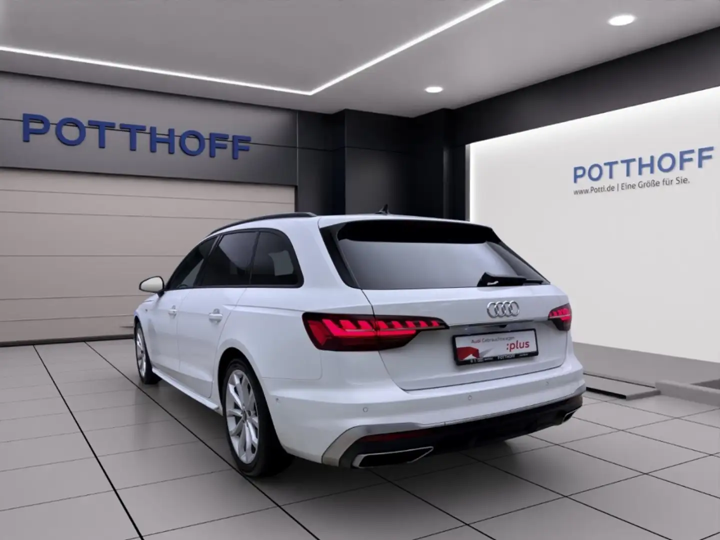 Audi A4 Avant 30 TDI S LINE PANO MATRIX NAVI PDC Weiß - 2