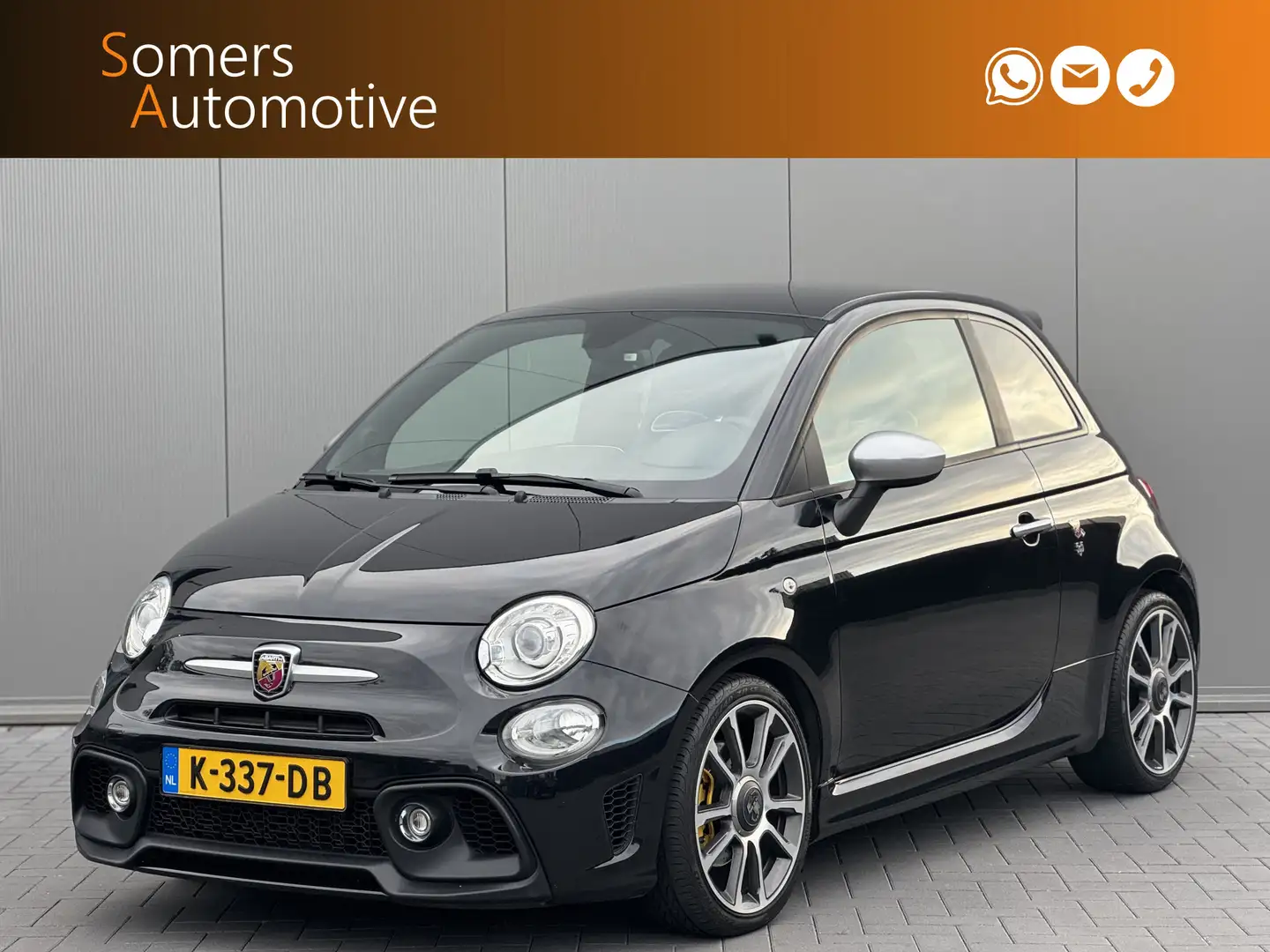 Abarth 595 Turismo 500 1.4 T-Jet | Leder | Xenon | 17" Zwart - 1