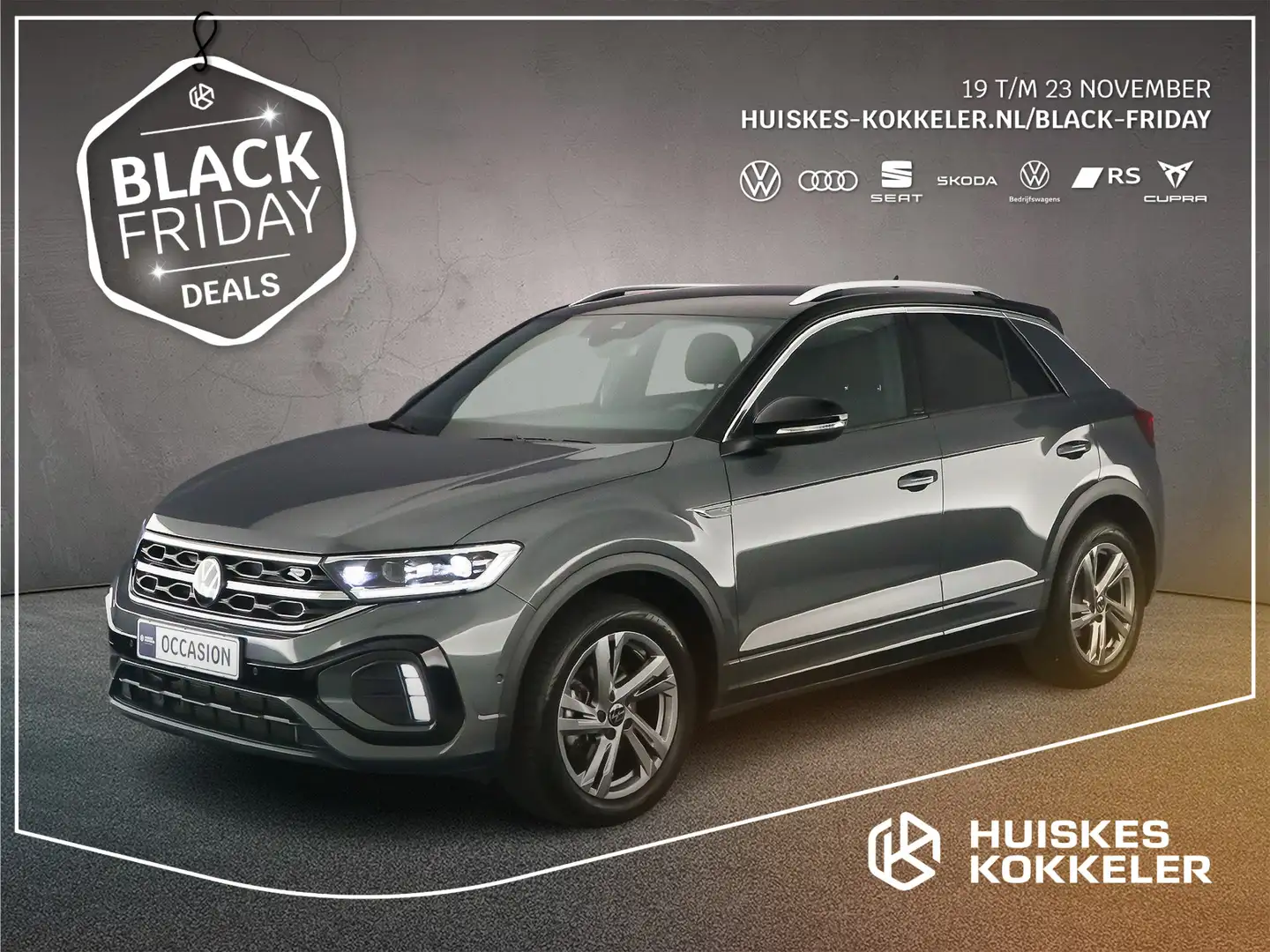 Volkswagen T-Roc R-Line Edition 1.5 TSI 150pk DSG Automaat Trekhaak Grijs - 1