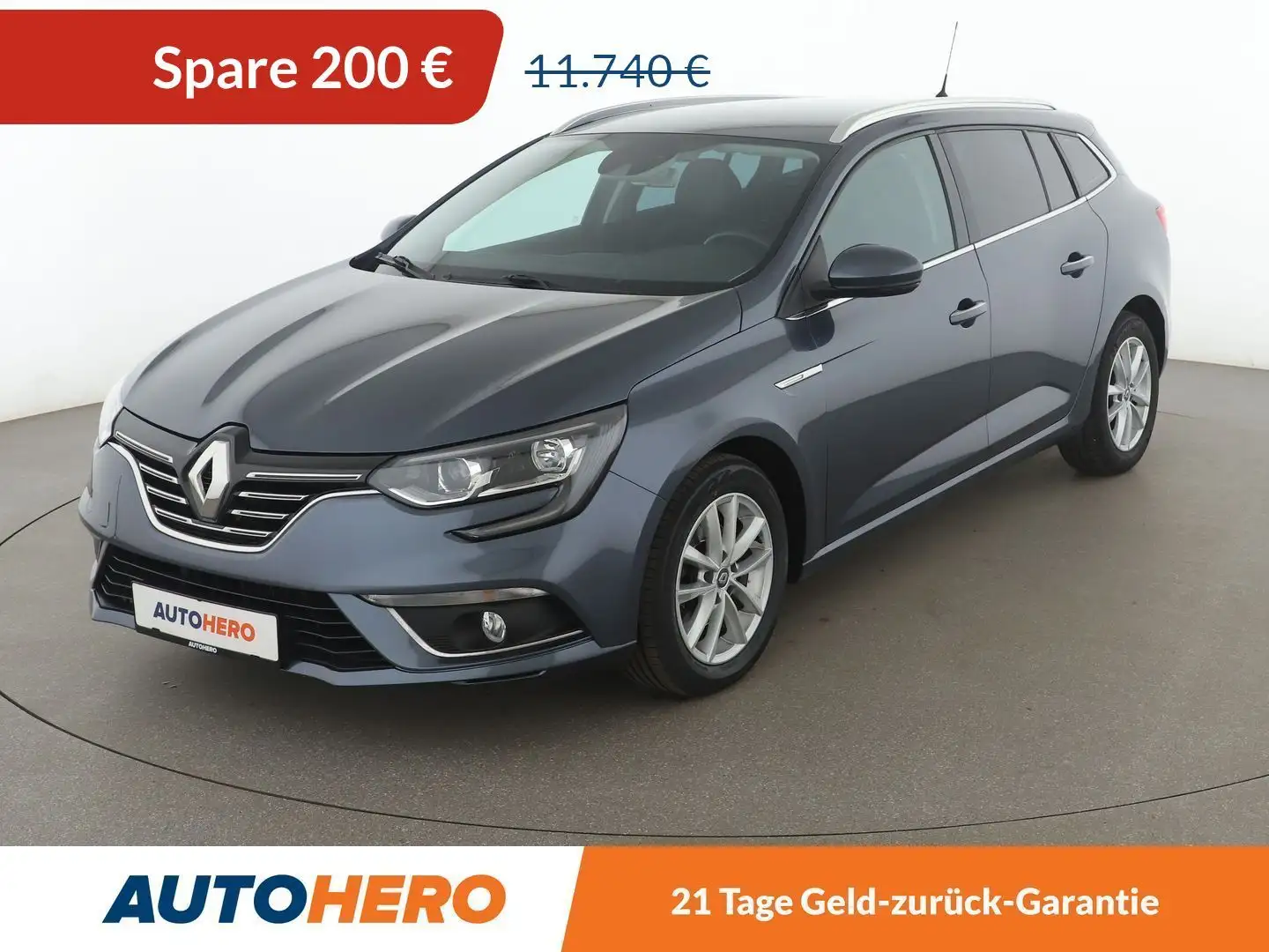 Renault Megane 1.2 TCe Energy Intens*NAVI*PDC*TEMPO*KLIMA* Grau - 1