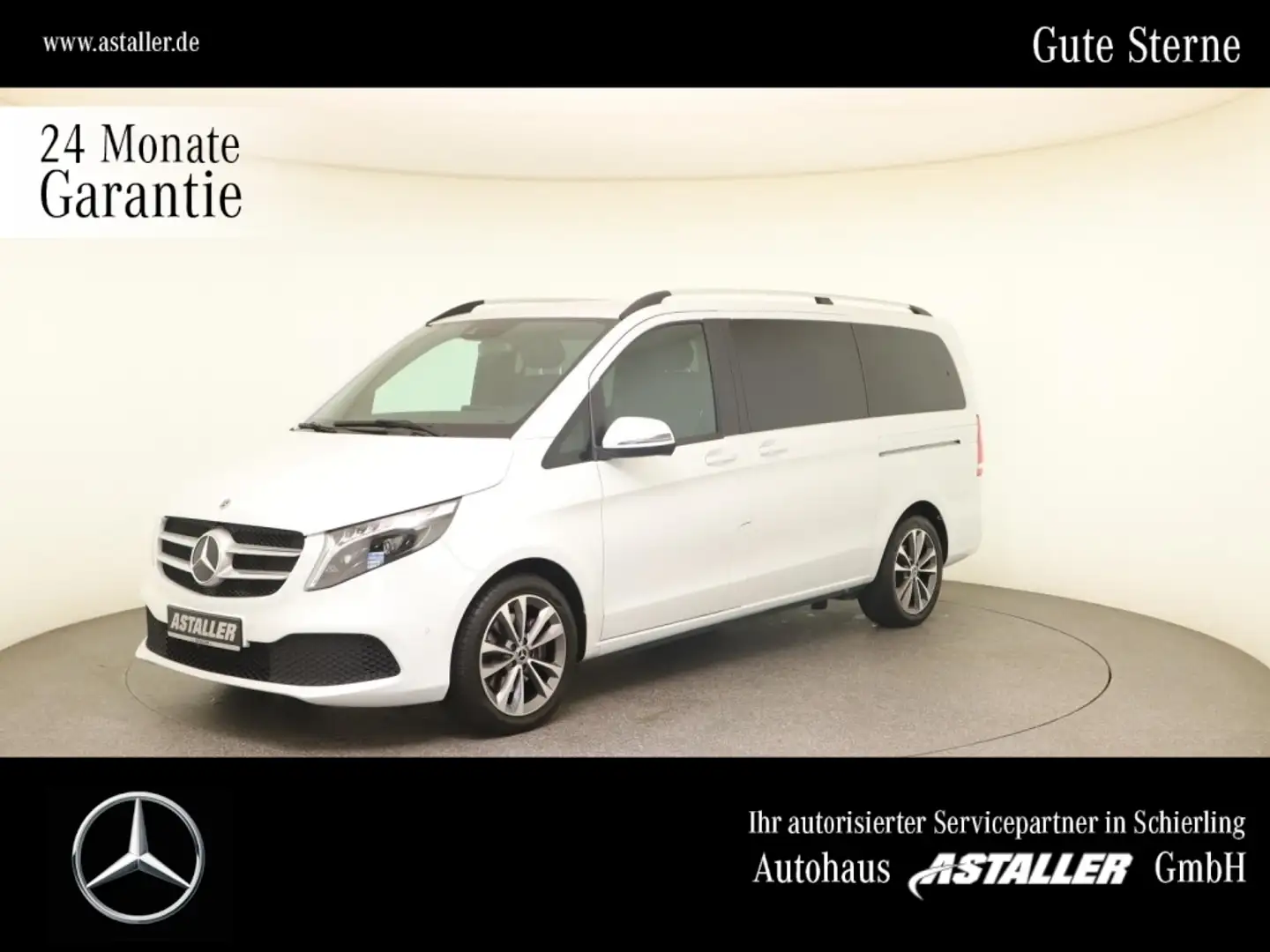Mercedes-Benz V 300 d Edition Lang L2 Sportp+Designp+Distr+18" Blanc - 1