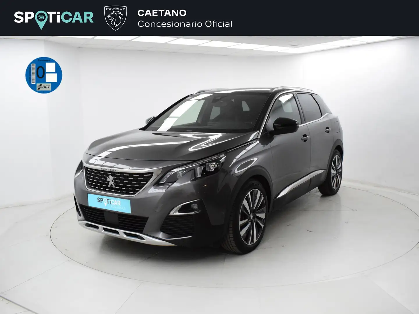 Peugeot 3008 Hybrid 300 e-EAT8 GT Gris - 1