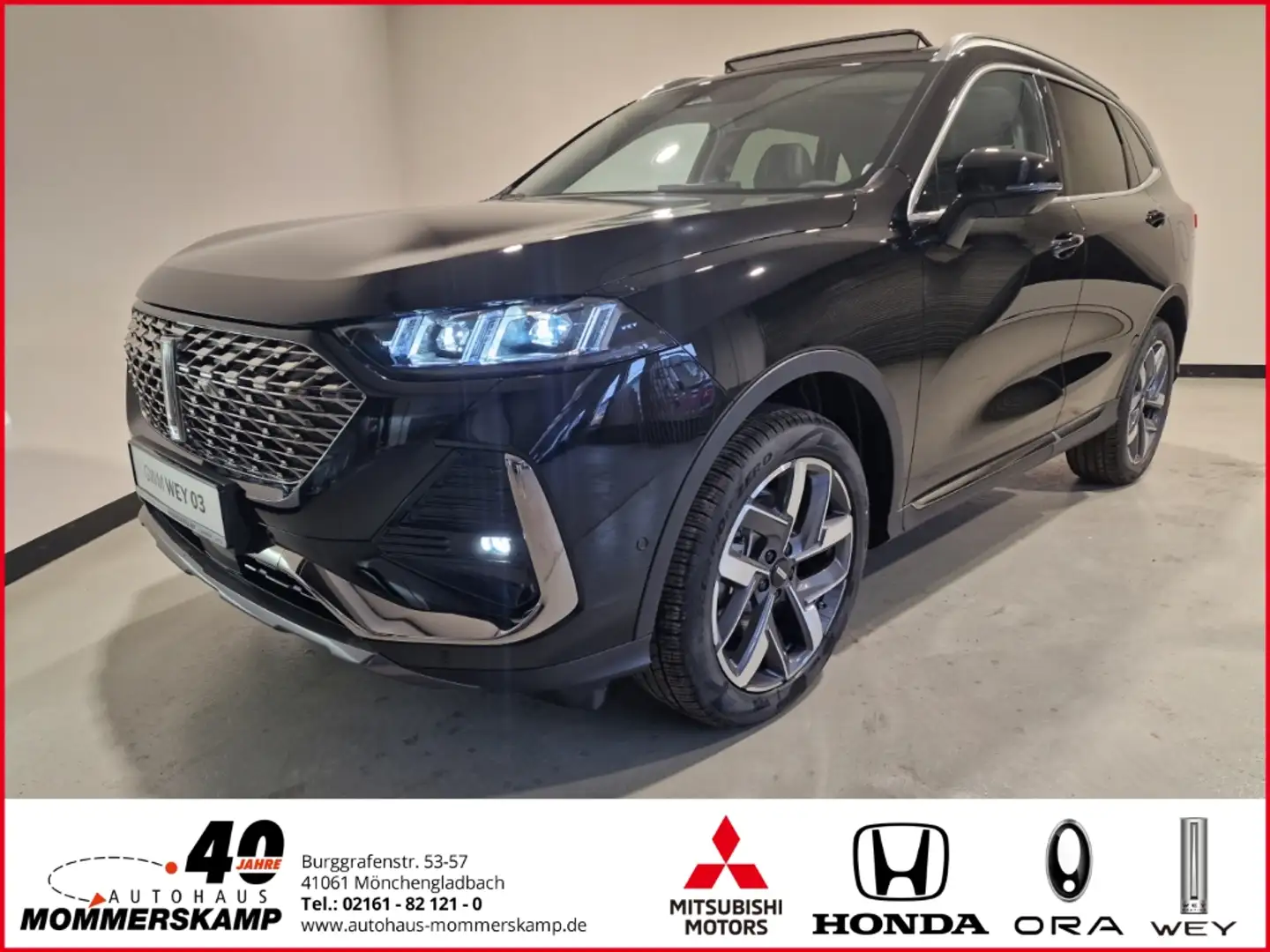 GWM WEY 03 LUXURY 2WD PHEV+Automatik+Leder+AHK+Pano+Navi+Face Чорний - 1