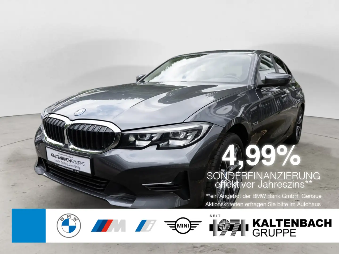 BMW 320 e Limousine AHK LED W-LAN NAVI SHZ KEYLESS Grau - 1