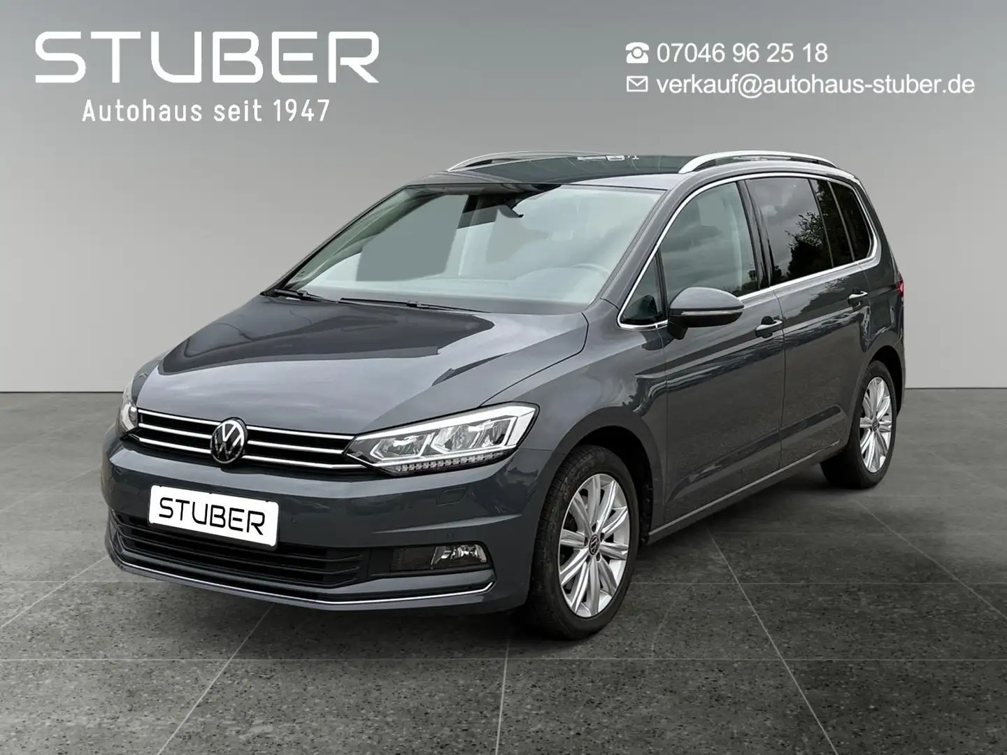 Volkswagen Touran 1.5 TSI Highline 7Sitz|RFK | NAVI|ACC| Gris - 1