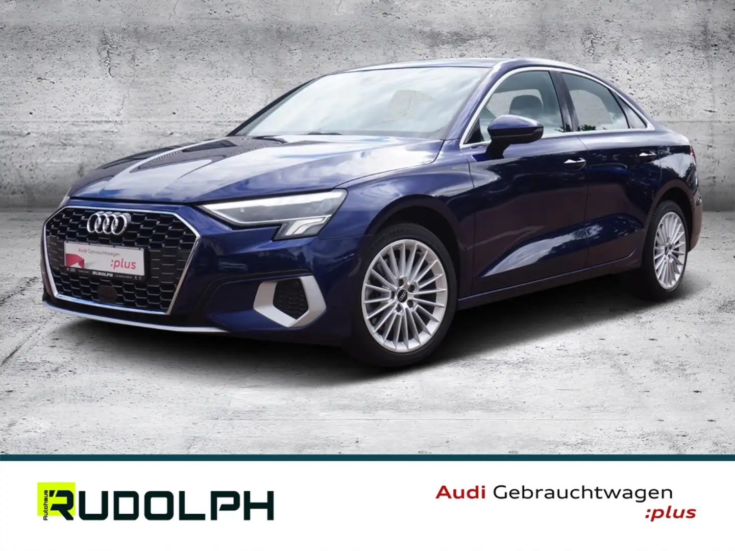 Audi A3 Limousine advanced 30 TFSI ACC LED Navi HUD Panora Blau - 1