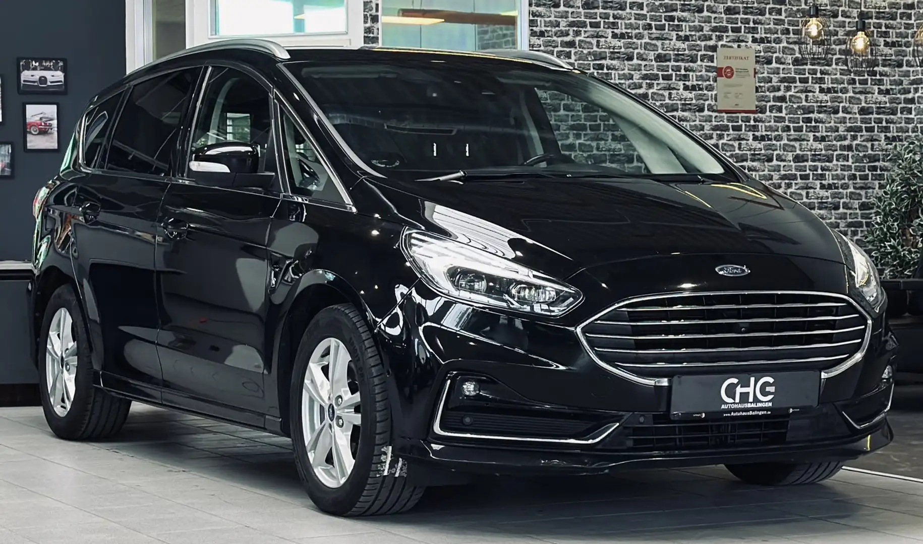 Ford S-Max S-MAX Titanium Aut.|KAMERA|ACC|LED|NAVI|SPUR* Czarny - 1