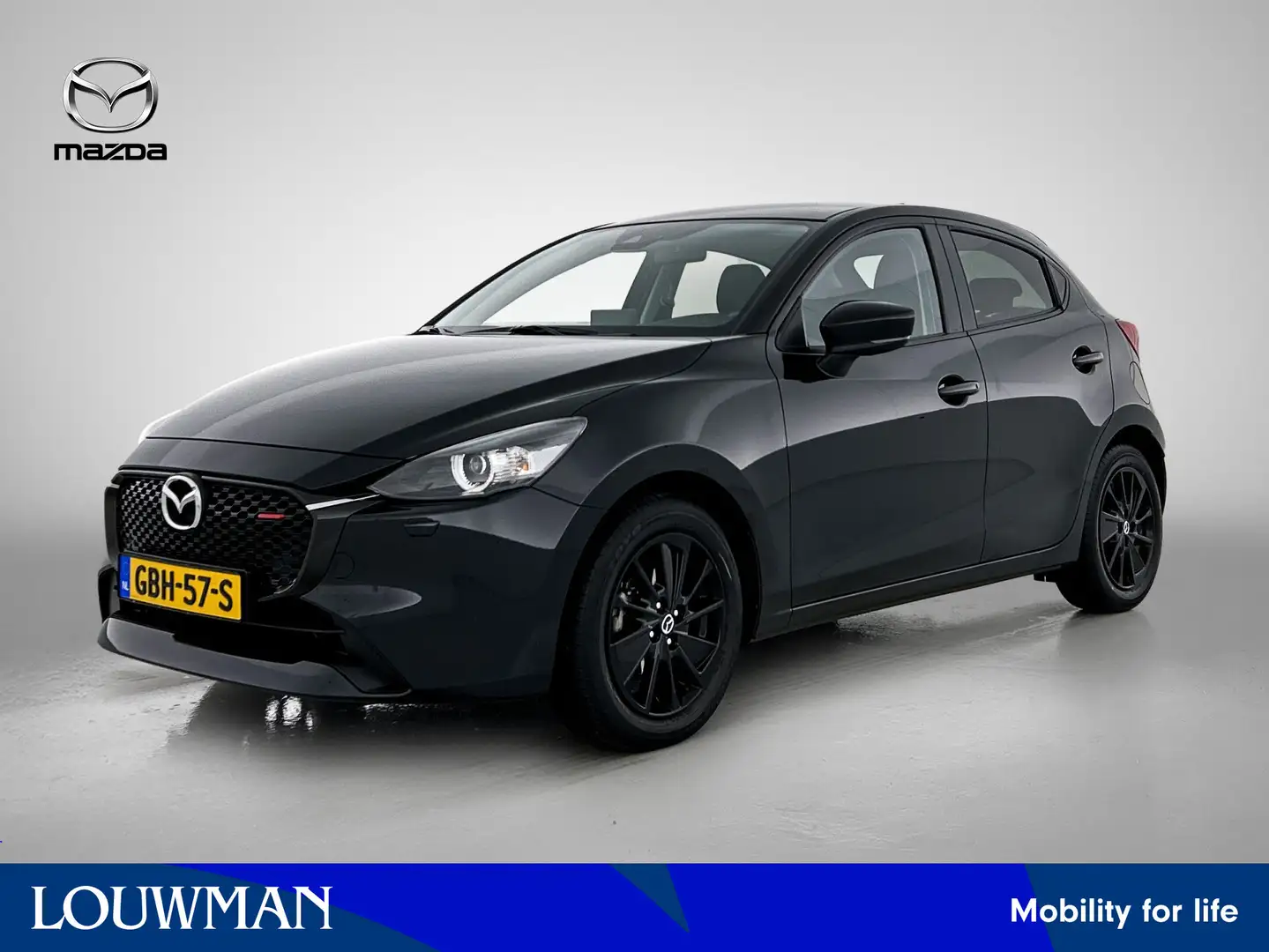 Mazda 2 1.5 SkyActiv-G 90 Homura | AppleCarplay/Android Au Noir - 1