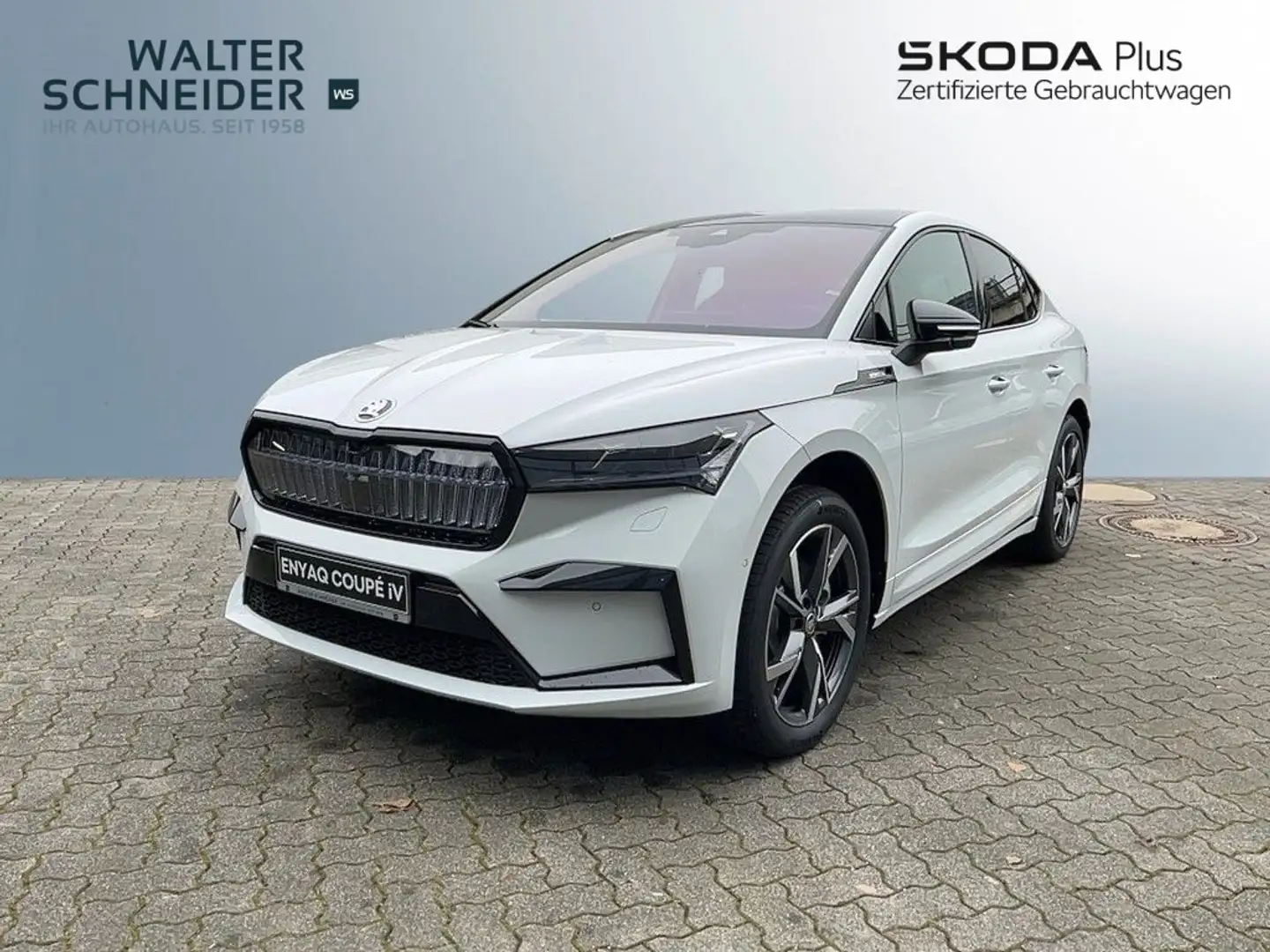 Skoda Enyaq Coupe 85x Sportline Weiß - 2