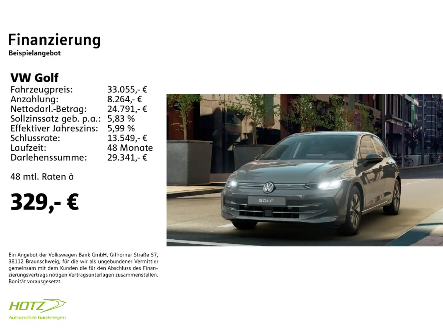 Volkswagen Golf 1.5 TSI OPF GOAL Grau - 2
