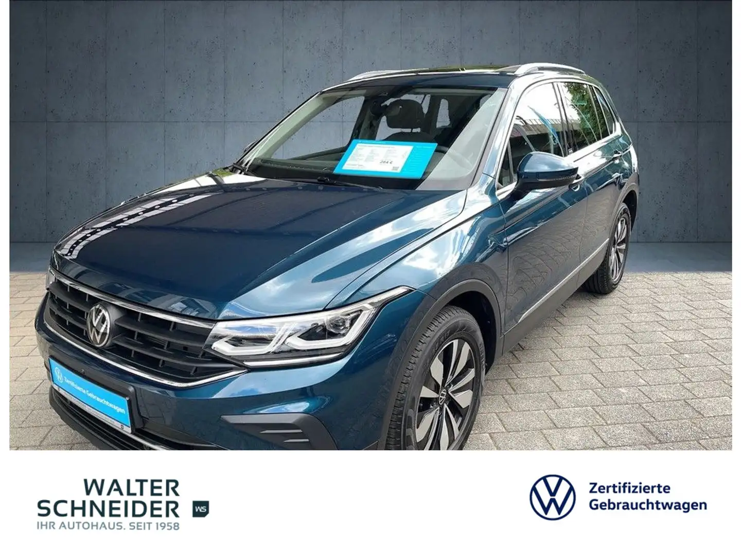 Volkswagen Tiguan 2.0 TDI Move Navi AHK Pano Bleu - 1